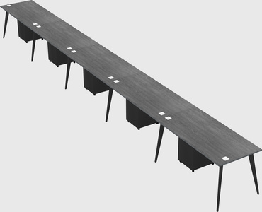 Modern rectangular office desk