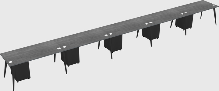 Modern rectangular office desk