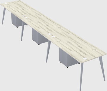 Modern rectangular office desk