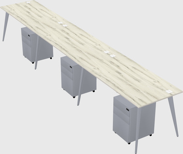 Modern rectangular office desk