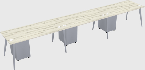 Modern rectangular office desk