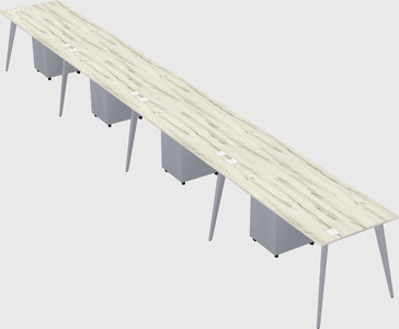 Modern rectangular office desk