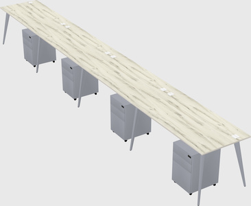 Modern rectangular office desk
