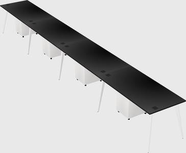Modern rectangular office desk