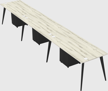 Modern rectangular office desk