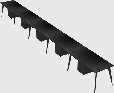 Modern rectangular office desk