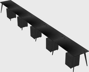 Modern rectangular office desk