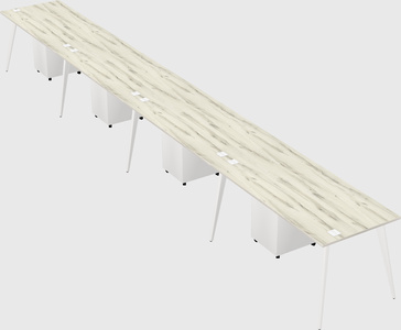 Modern rectangular office desk