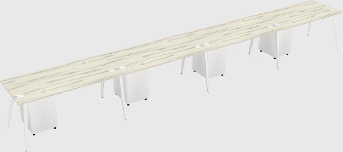 Modern rectangular office desk