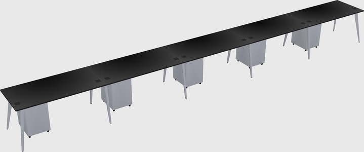 Modern rectangular office desk
