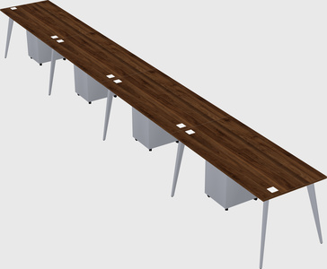 Modern rectangular office desk