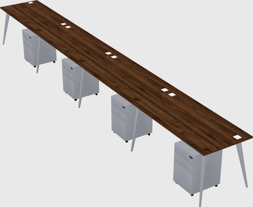 Modern rectangular office desk
