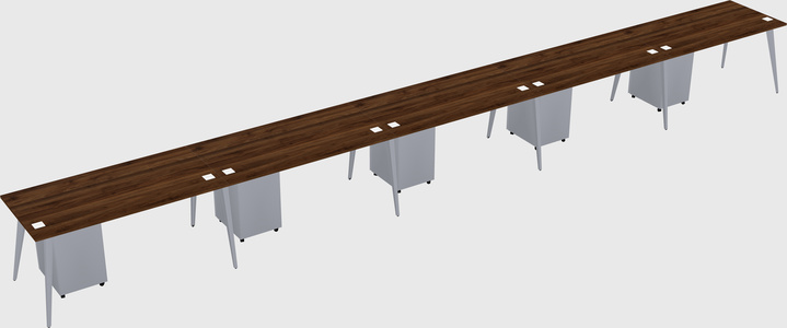 Modern rectangular office desk