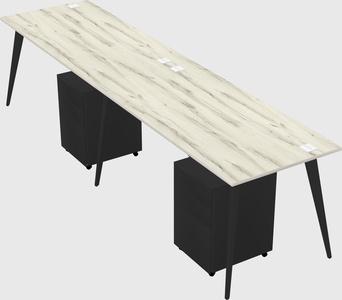 Modern rectangular office desk
