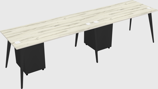 Modern rectangular office desk