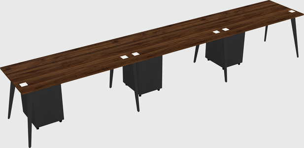 Modern rectangular office desk