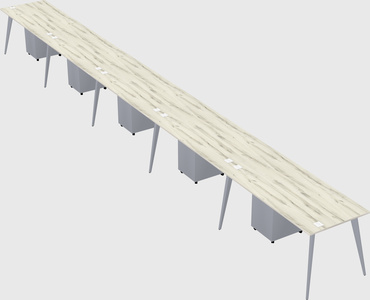 Modern rectangular office desk