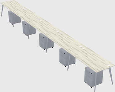Modern rectangular office desk
