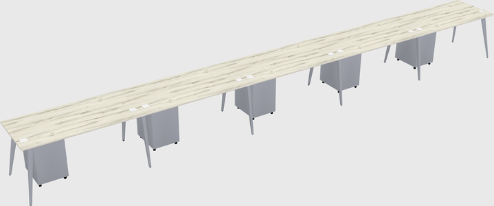 Modern rectangular office desk
