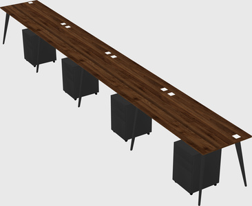 Modern rectangular office desk