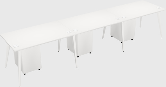 Modern rectangular office desk