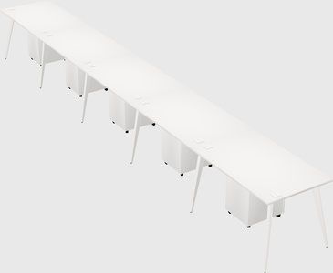 Modern rectangular office desk