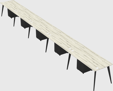 Modern rectangular office desk