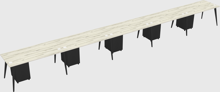 Modern rectangular office desk