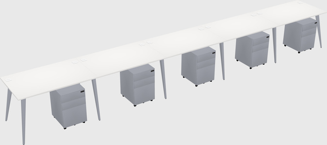 Modern Rectangular Office Desk