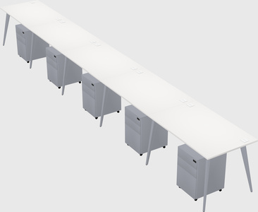 Modern rectangular office desk