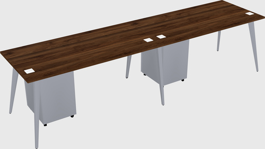 Modern rectangular office desk