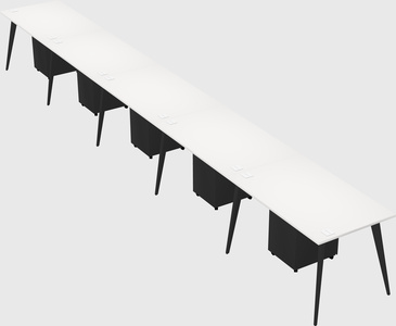Modern rectangular office desk