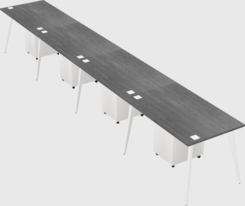 Modern rectangular office desk