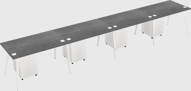 Modern rectangular office desk