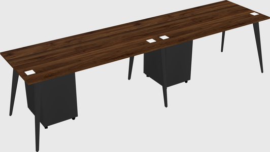 Modern rectangular office desk