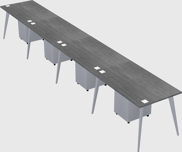 Modern rectangular office desk