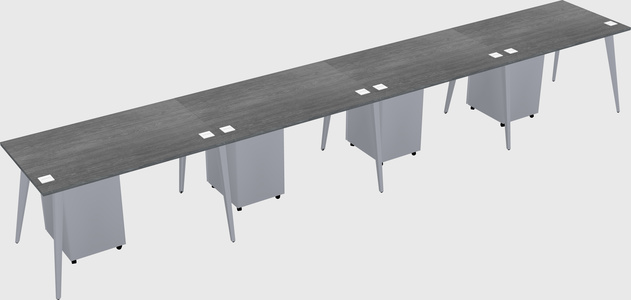 Modern rectangular office desk