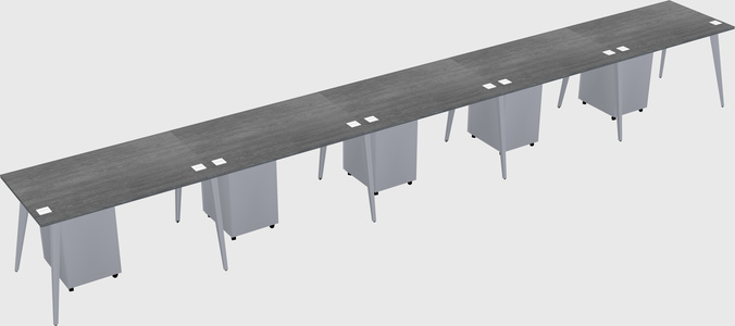 Modern rectangular office desk