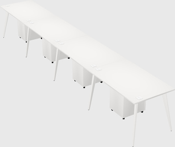 Modern rectangular office desk