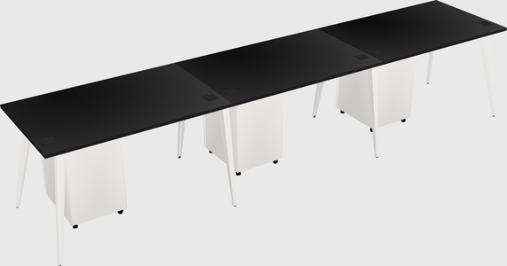 Modern rectangular office desk