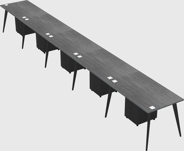 Modern rectangular office desk