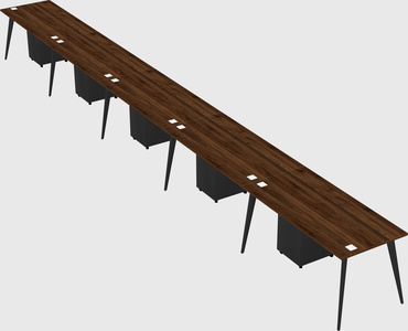 Modern rectangular office desk