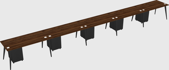 Modern rectangular office desk