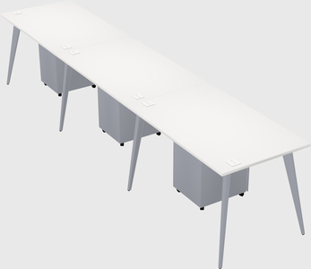 Modern rectangular office desk