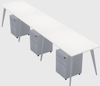 Modern rectangular office desk