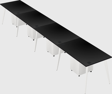 Modern rectangular office desk