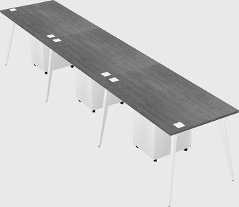Modern rectangular office desk