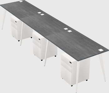 Modern rectangular office desk