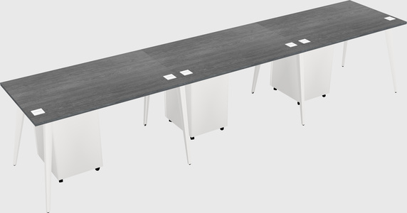Modern rectangular office desk