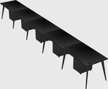 Modern rectangular office desk